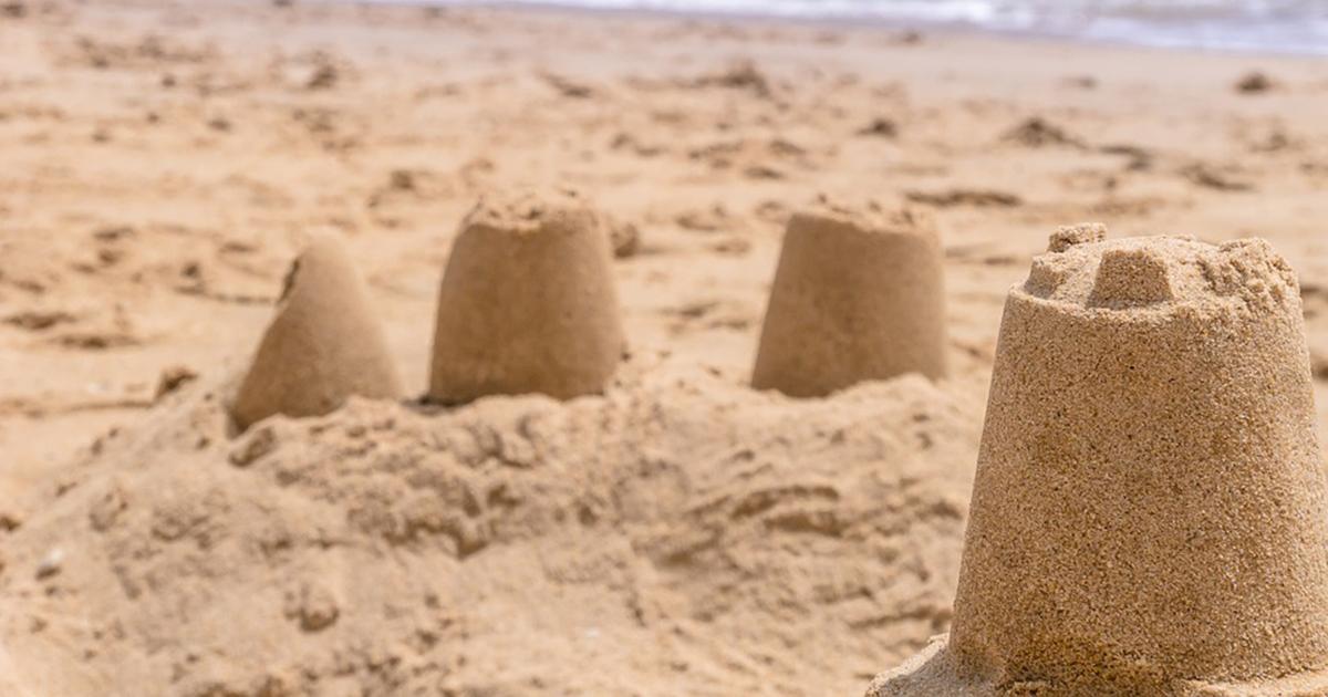 Sand Castles Surface Tension